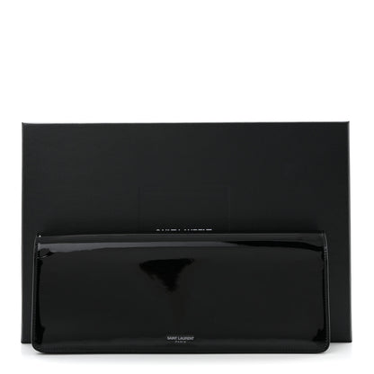 Saint Laurent Patent Calfskin Clutch Black 7 of 7