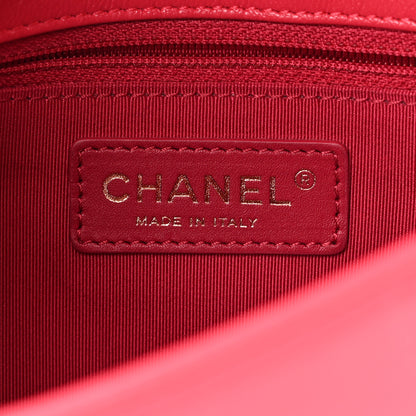 Chanel Sheepskin Quilted Medium Vintage Mademoiselle Flap Dark Pink 5 of 9