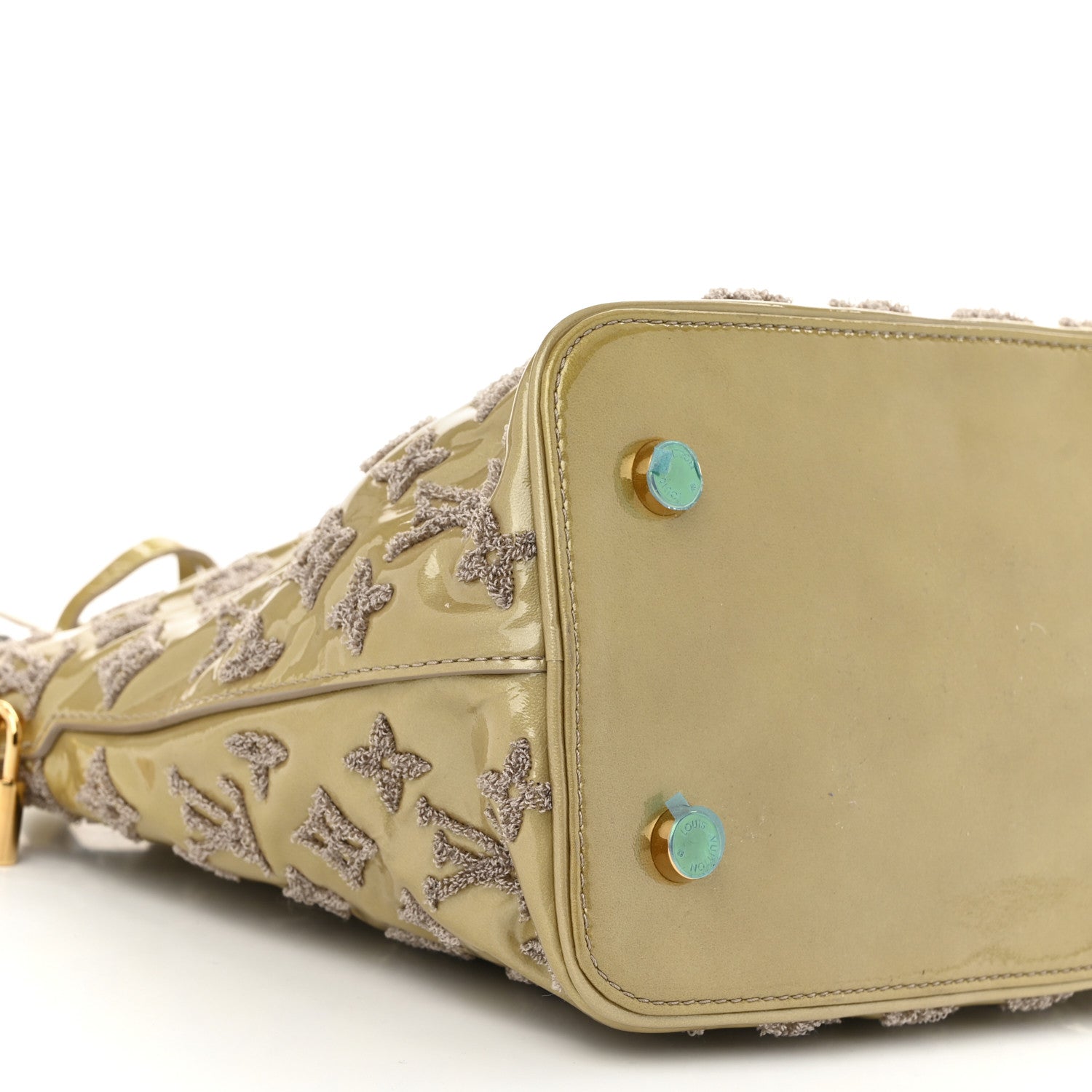 Louis Vuitton Patent Lambskin Fascination Lockit Gris 8 of 11