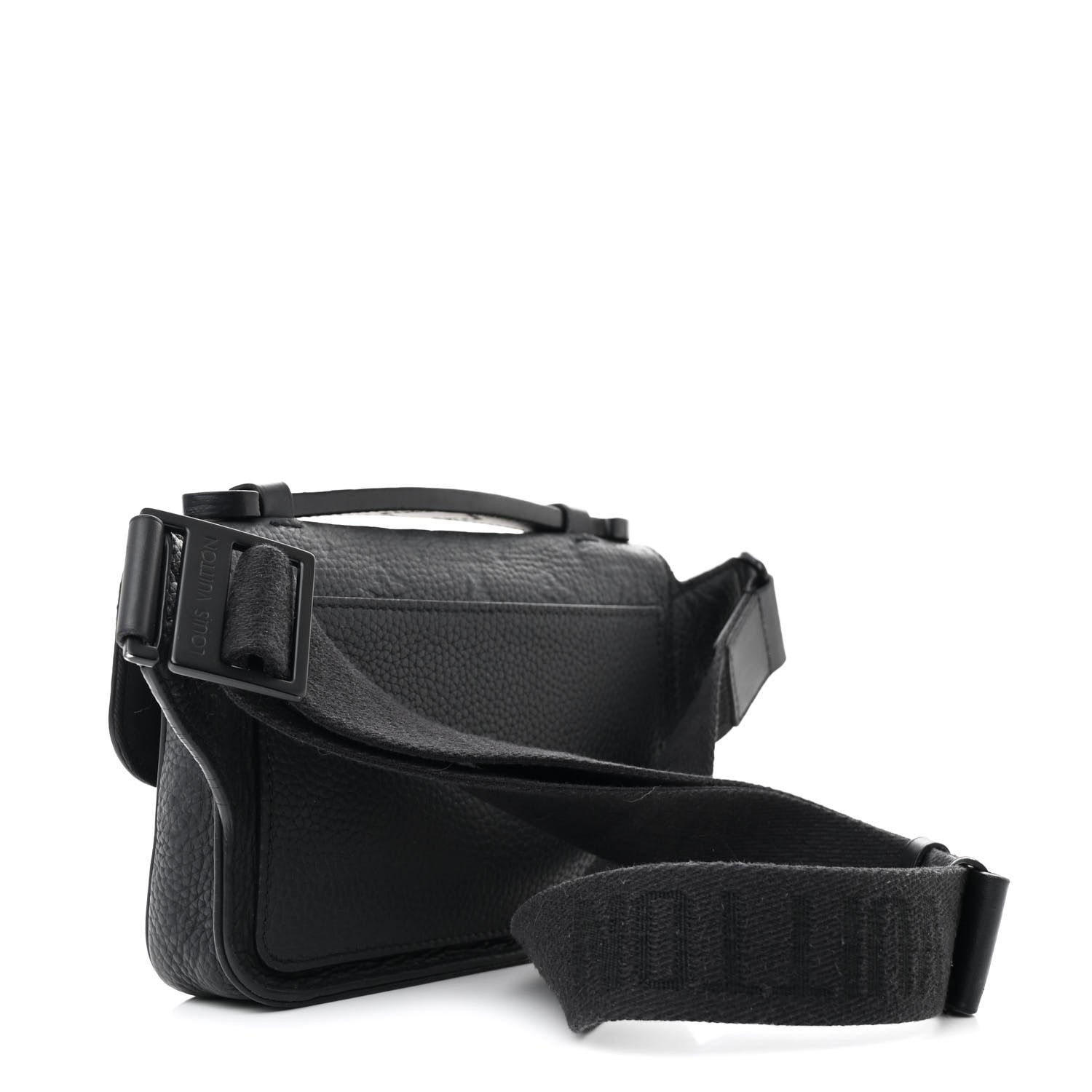 Louis Vuitton Taurillon Monogram S Lock Sling Bag Black 3 of 13