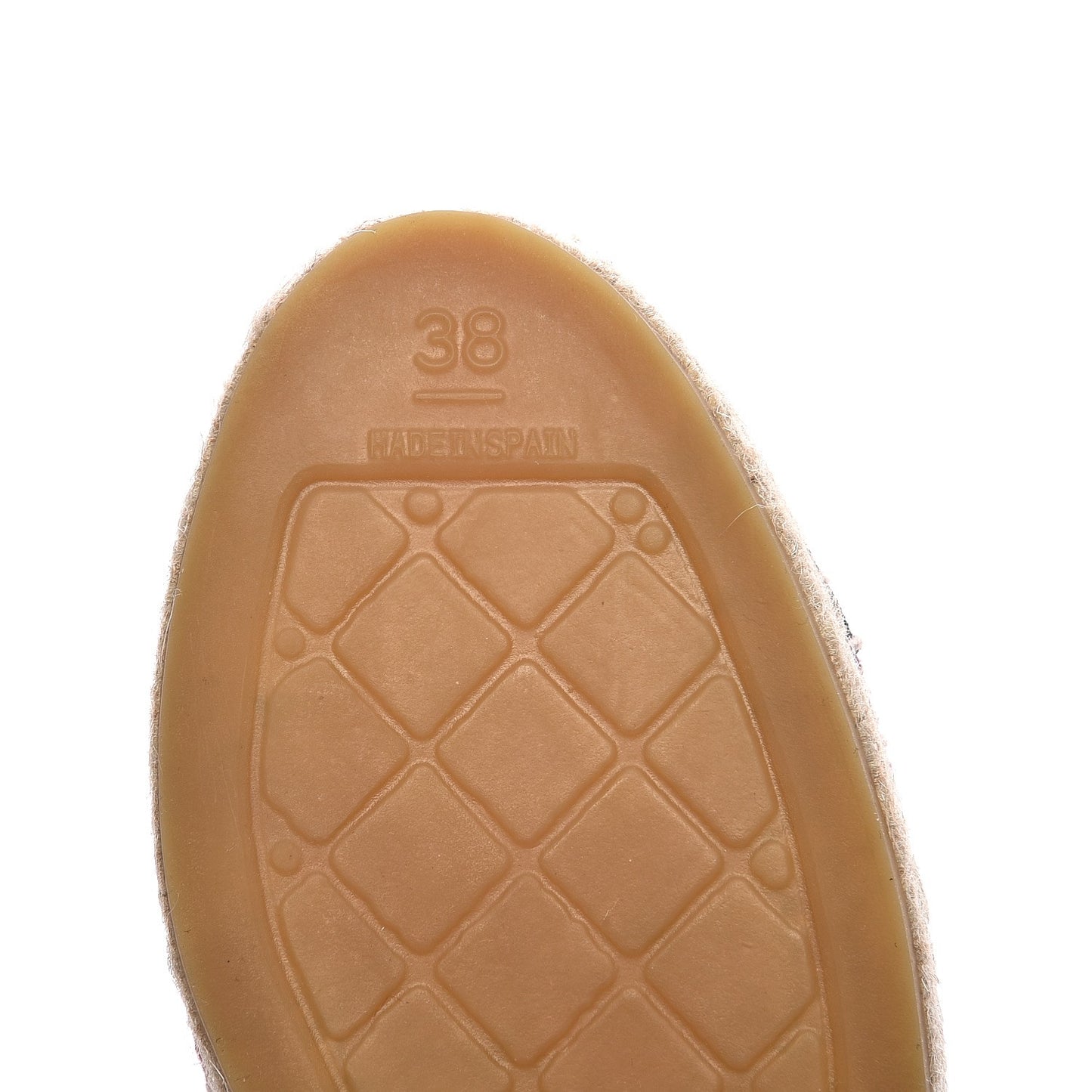 Linen CC Espadrilles 38 Pink Black