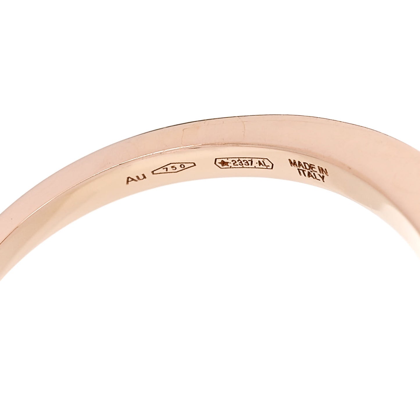 18K Rose Gold Diamond Mother of Pearl Divas' Dream Ring 53 6.5