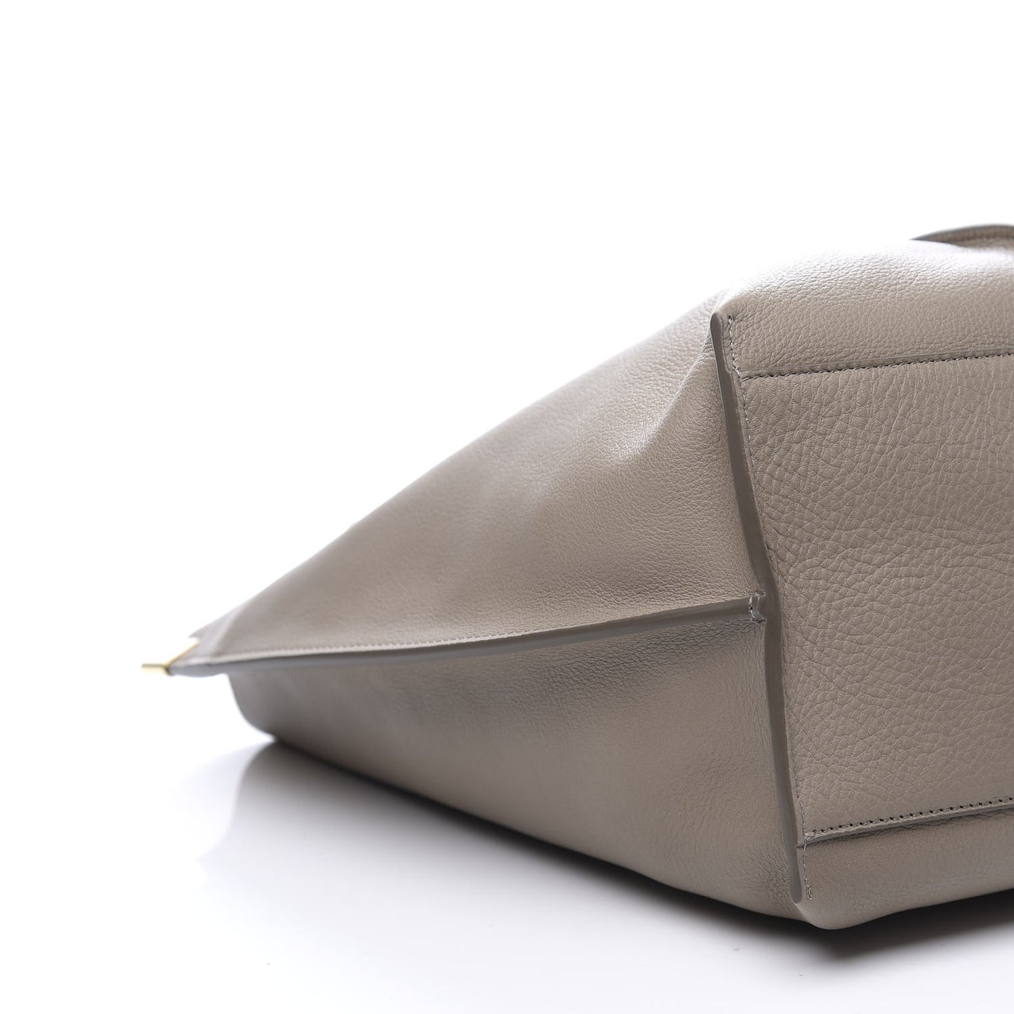 Smooth Calfskin Medium Vick Tote Motty Grey