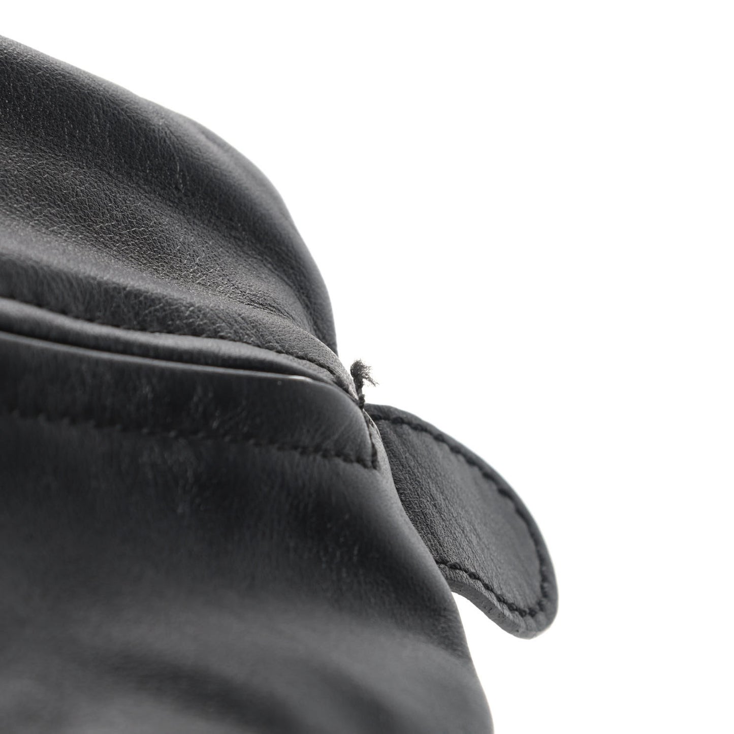 Mesh Calfskin Sport Tassel Hobo Black