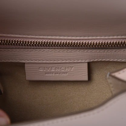 Givenchy Textured Calfskin Mini Pandora Box Chain Crossbody Bag Beige 6 of 7
