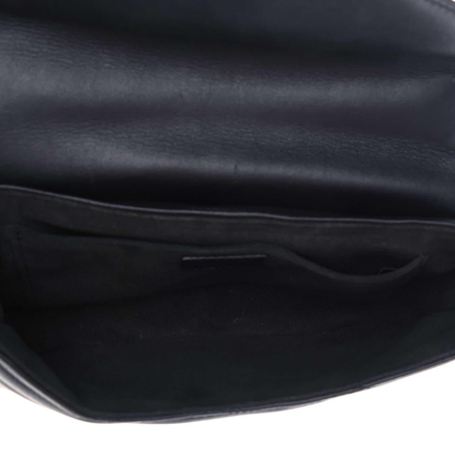 Louis Vuitton Calfskin New Wave Chain MM Black 5 of 14