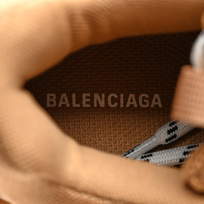 Balenciaga Fabric Mesh Clear Sole Womens Triple S Sneakers 38 Light Camel 6 of 9