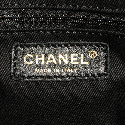 Chanel Lambskin Cloudy Bundle North South Tote Black 6 of 7