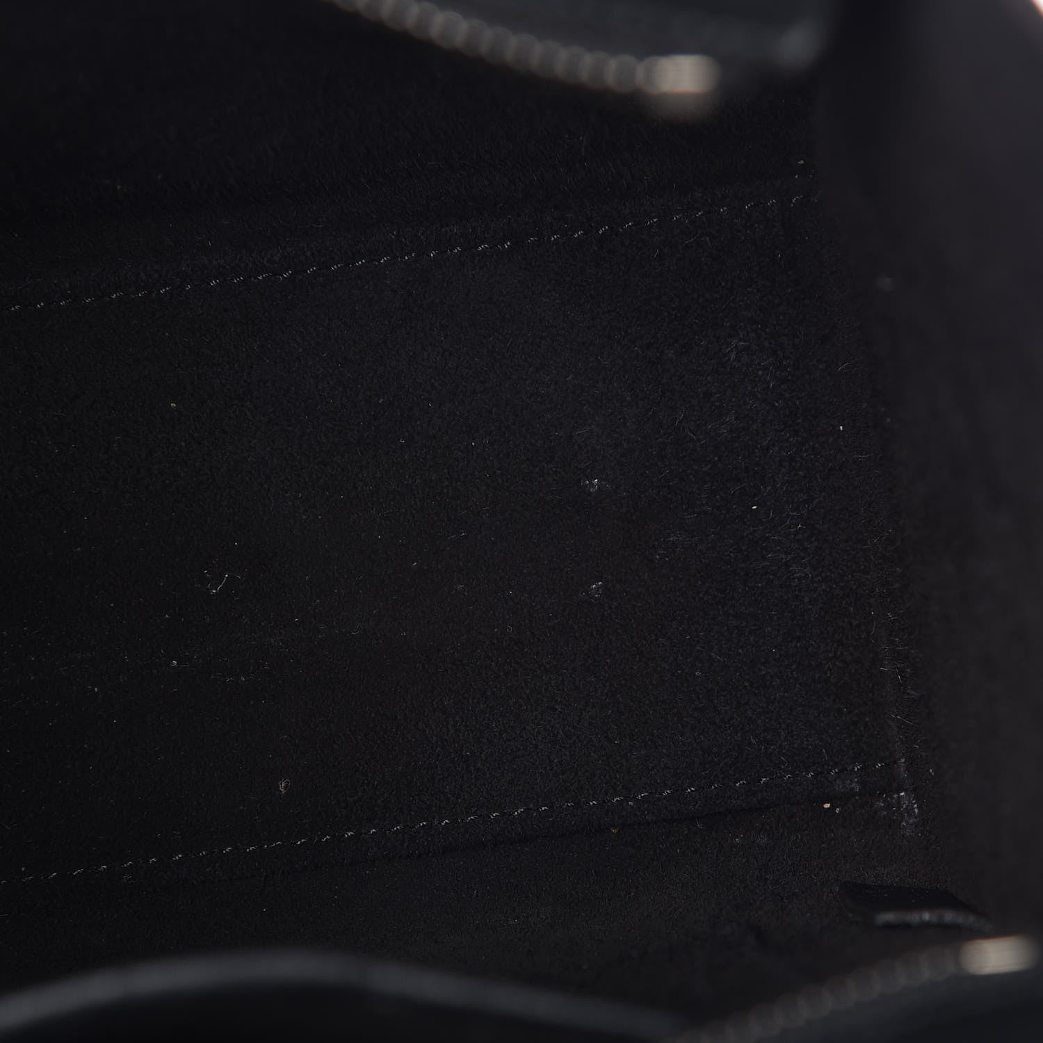 Celine Drummed Calfskin Nano Luggage Black 8 of 8