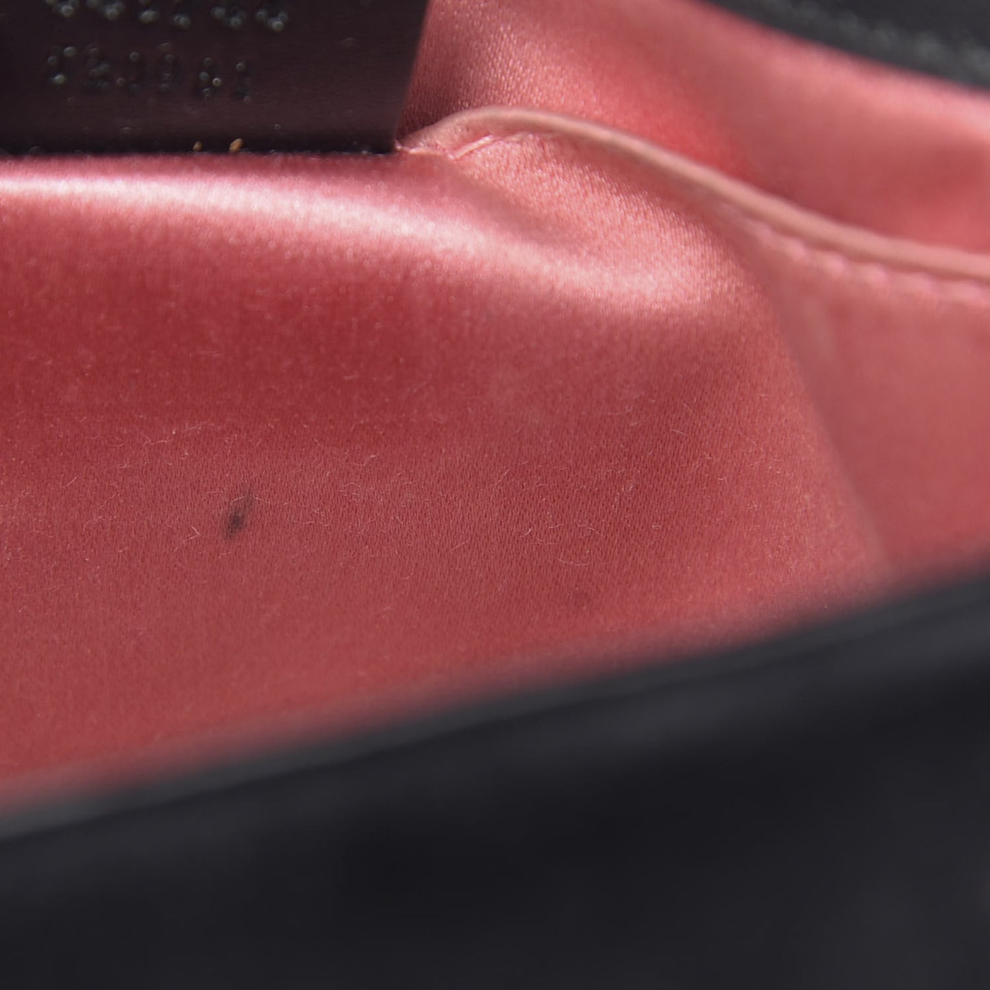 Velvet Matelasse Mini GG Marmont Shoulder Bag Black