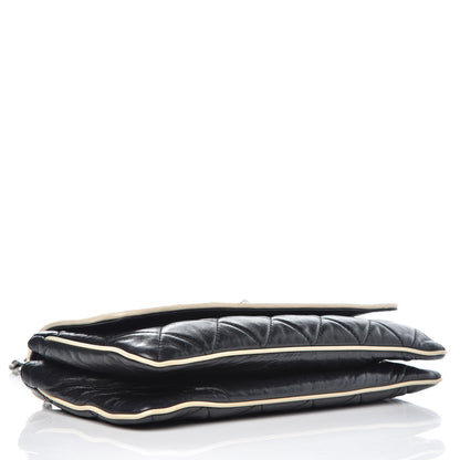 Chanel Lambskin East West Accordion Flap Black 3 of 12