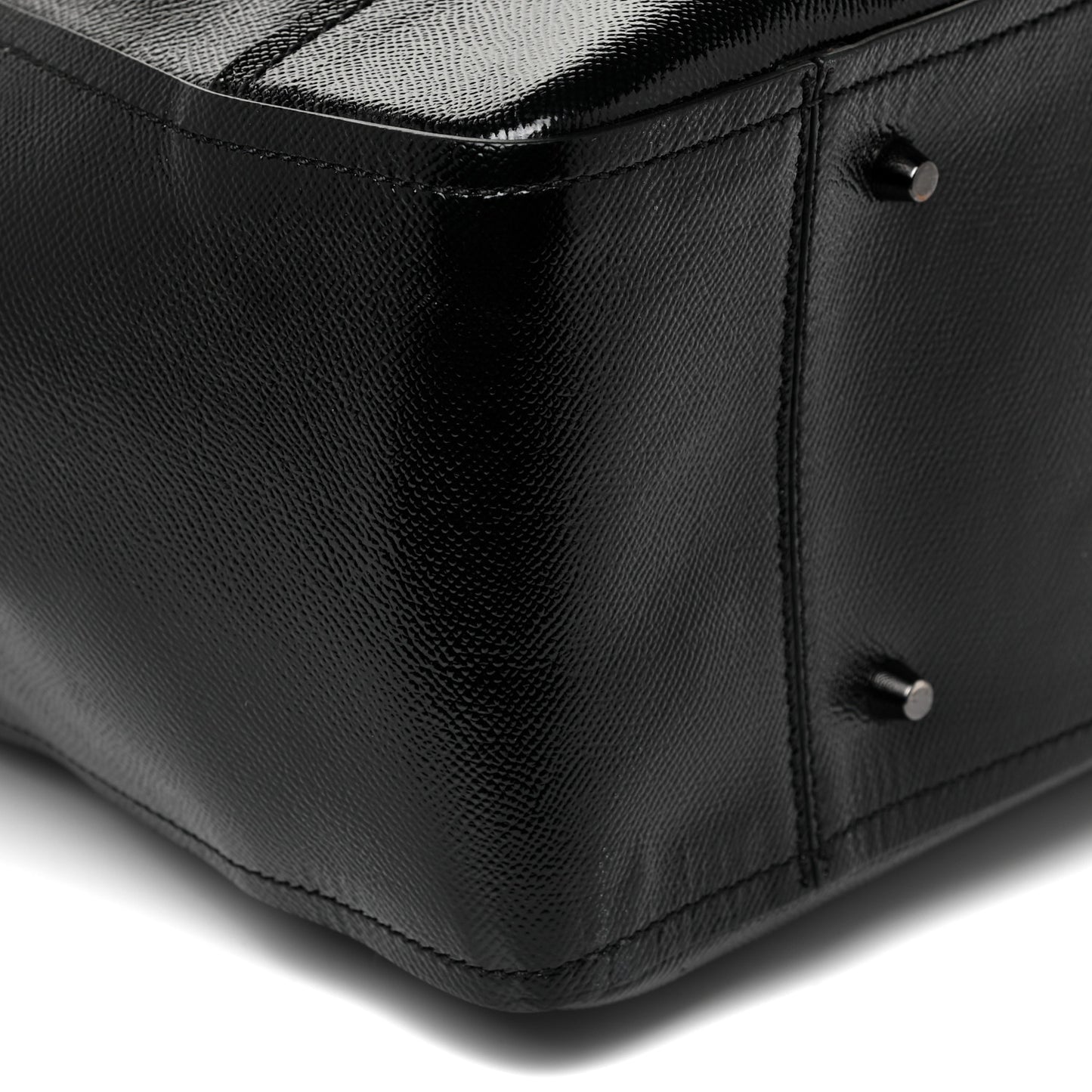 Patent Large Somerford Tote Black