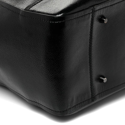 Burberry Patent Large Somerford Tote Black 10 of 20