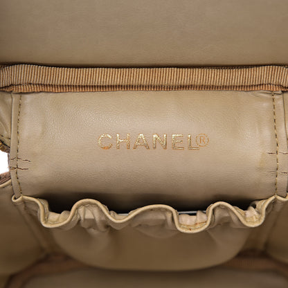 Chanel Caviar Cosmetic Vanity Bag Beige 6 of 12