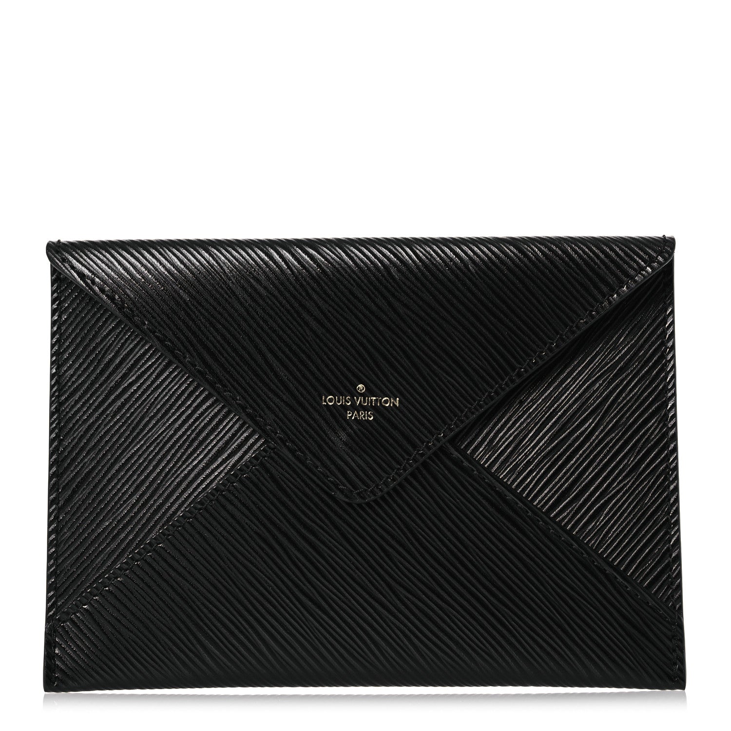 Louis Vuitton Epi Envelope Pouch Black 1 of 6
