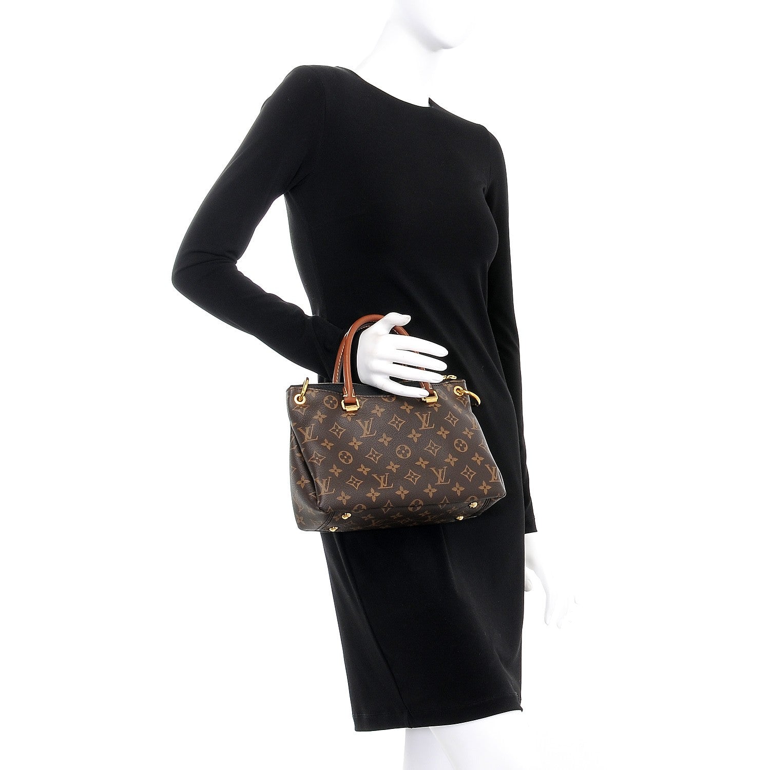 Louis Vuitton Monogram Pallas BB Black 3 of 9
