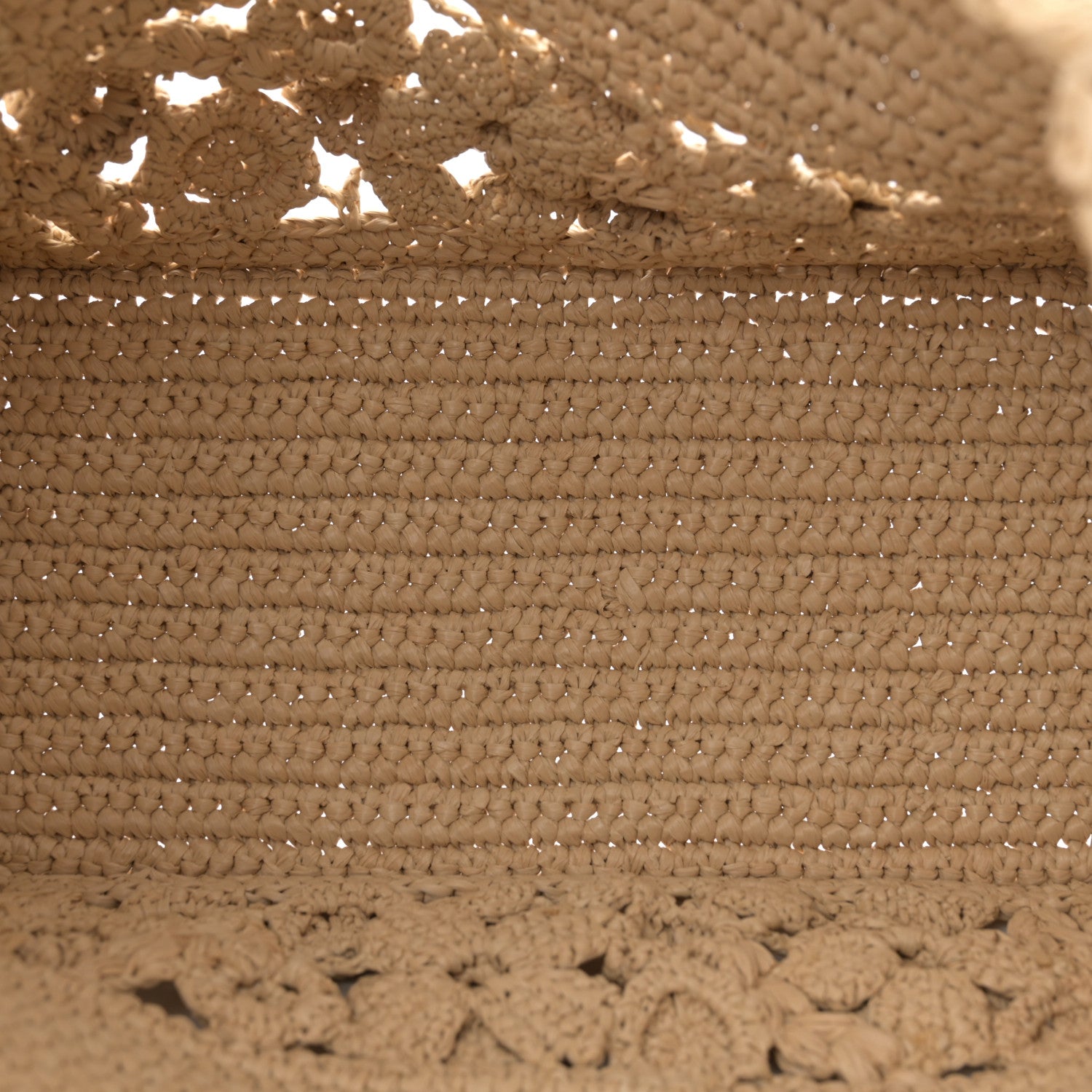 Christian Dior Woven Raffia Floral Embellished Small Book Tote Natural 7 of 12