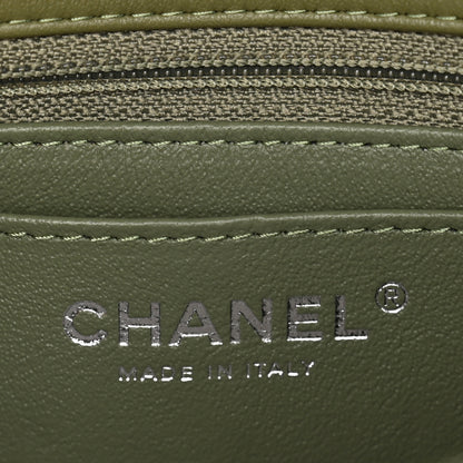 Chanel Lambskin Quilted Mini Rectangular Flap Green 6 of 10