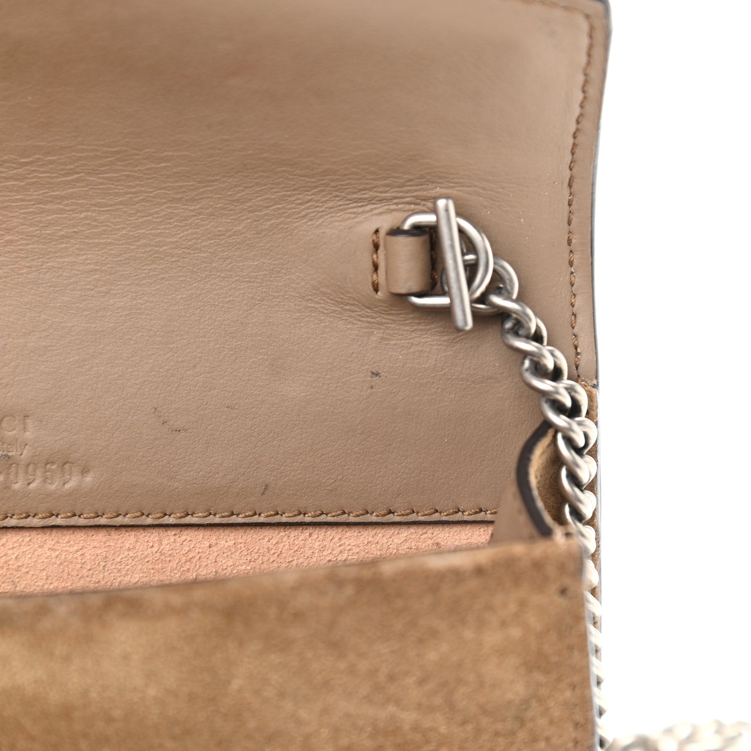 Gucci GG Supreme Monogram Super Mini Dionysus Shoulder Bag Taupe 7 of 12