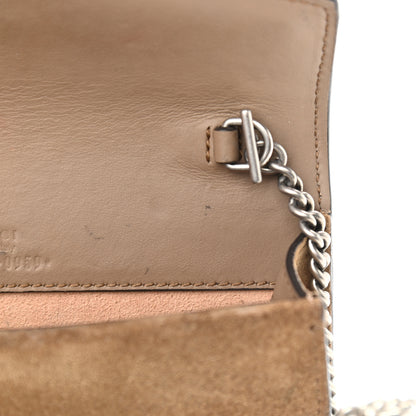 Gucci GG Supreme Monogram Super Mini Dionysus Shoulder Bag Taupe 7 of 12