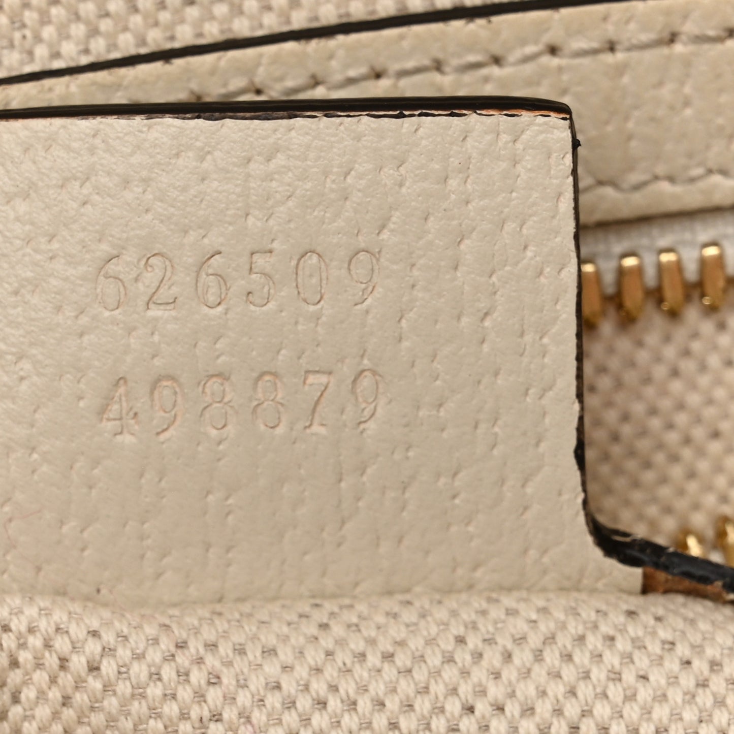 GG Supreme Monogram Flora Web Small Ophidia Half Moon Hobo White