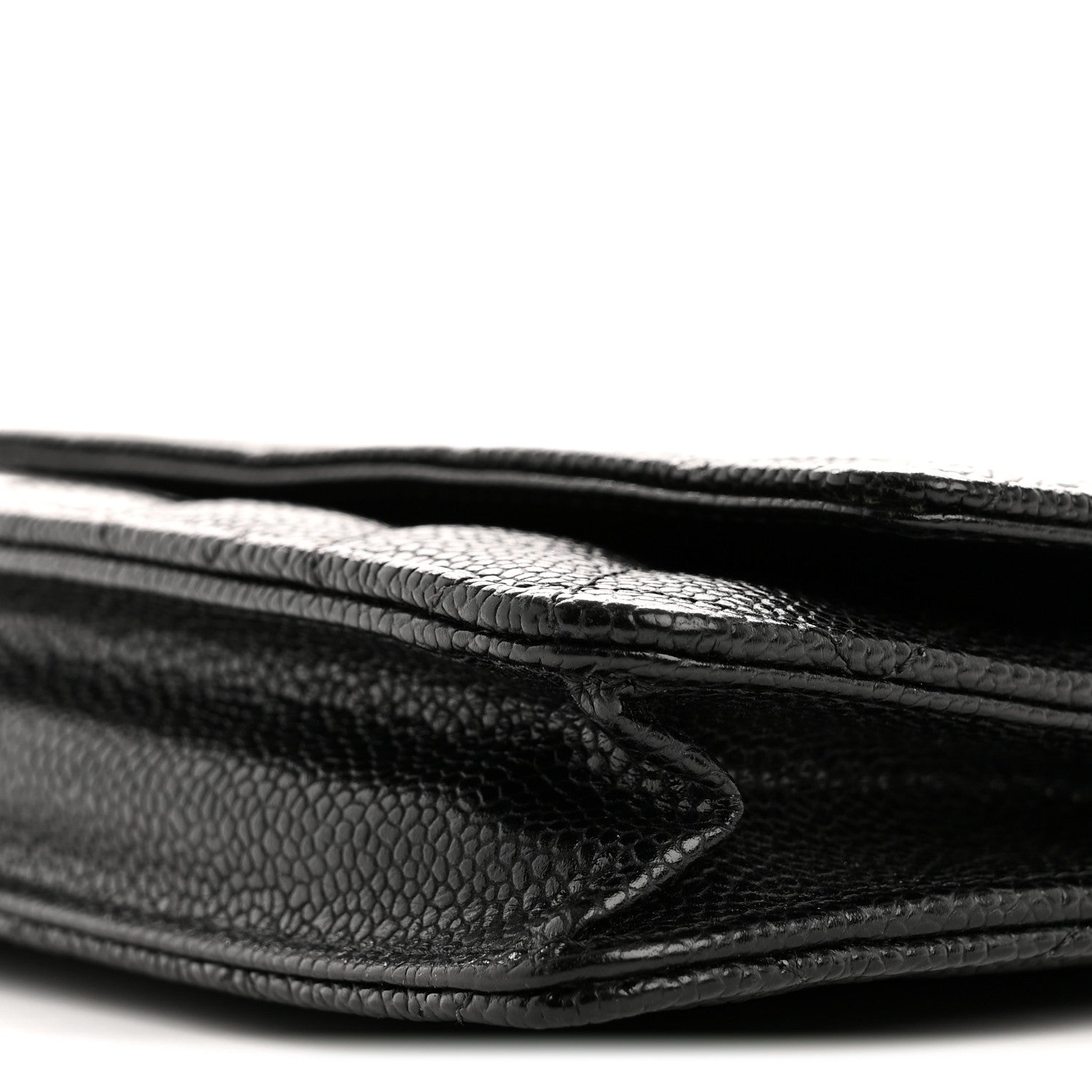 Chanel Caviar Quilted Wallet On Chain WOC Black 10 of 13