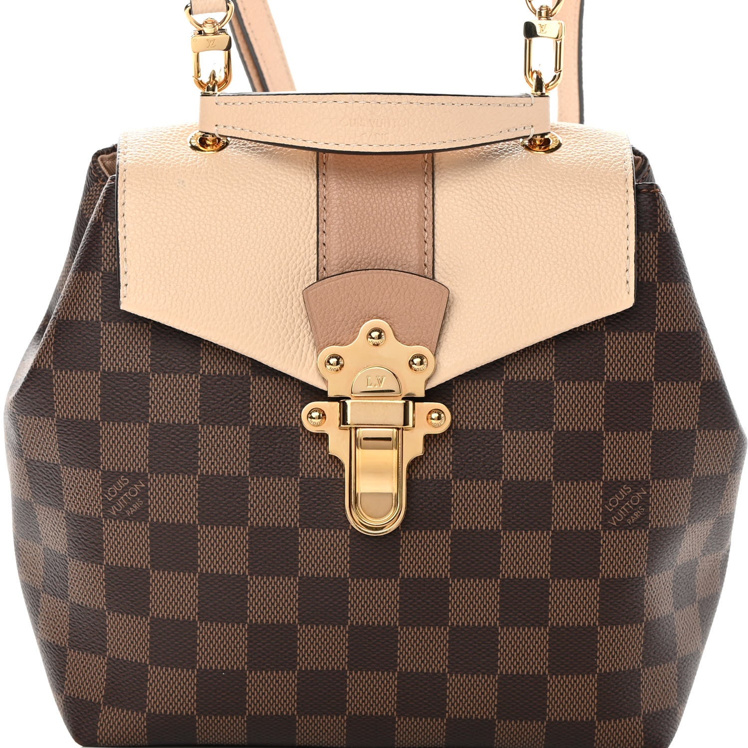 Louis Vuitton Damier Ebene Clapton Backpack Creme 8 of 12