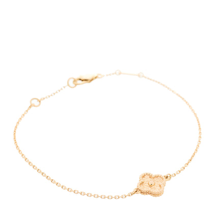 Van Cleef & Arpels 18K Rose Gold Sweet Alhambra Bracelet 1 of 3