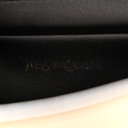 Saint Laurent Metallic Calfskin Monogram Large Belle De Jour Clutch Gold 6 of 9