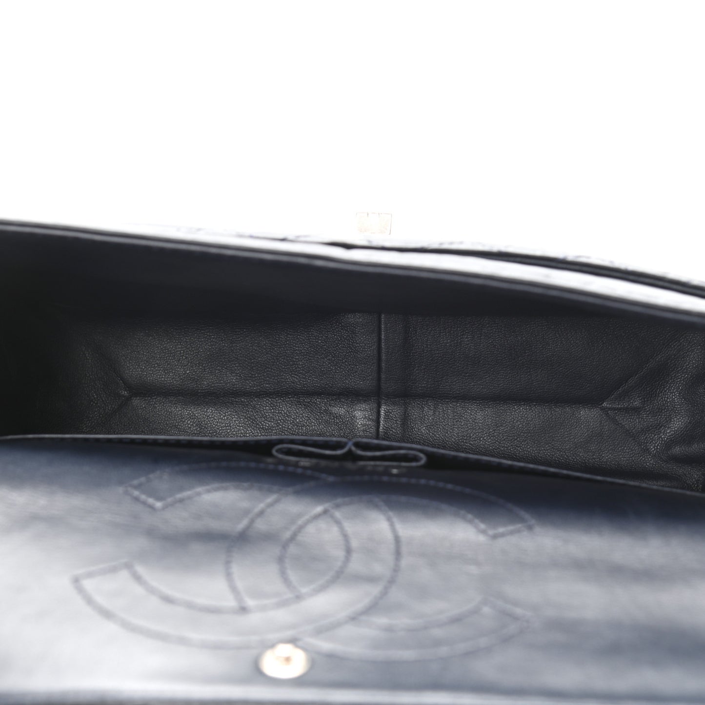 Aged Calfskin Quilted 2.55 Reissue 226 Flap Navy Blue