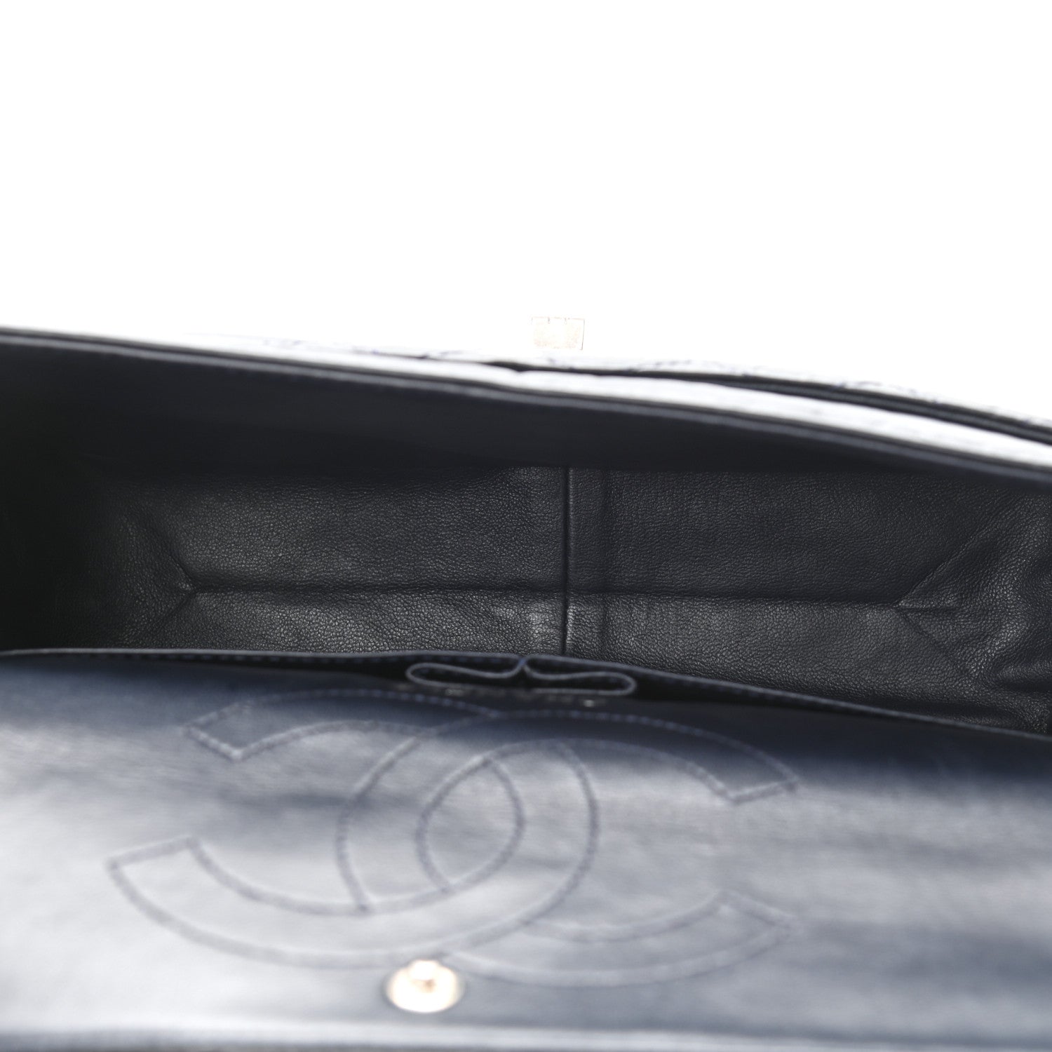Chanel Aged Calfskin Quilted 2.55 Reissue 226 Flap Navy Blue 5 of 9