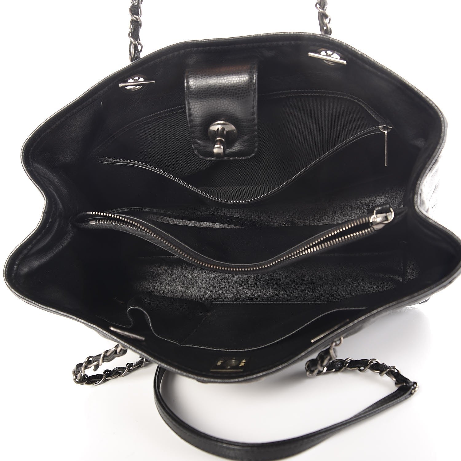 Chanel Caviar Medium Be Caviar Tote Black 6 of 7