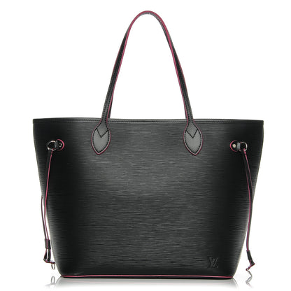 Louis Vuitton Epi Neverfull MM Black Hot Pink 1 of 7