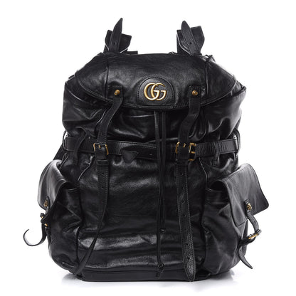 Gucci Piuma Lux Calfskin Re(Belle) Backpack Black 1 of 19