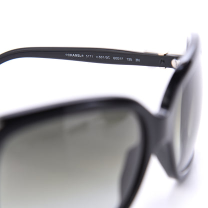 Chanel Acetate CC Bow Sunglasses 5171 Black White 5 of 8