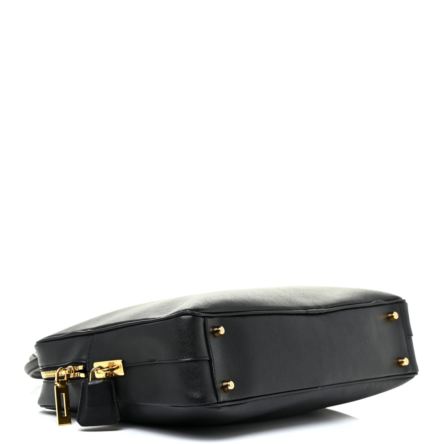 Saffiano Lux Briefcase Black