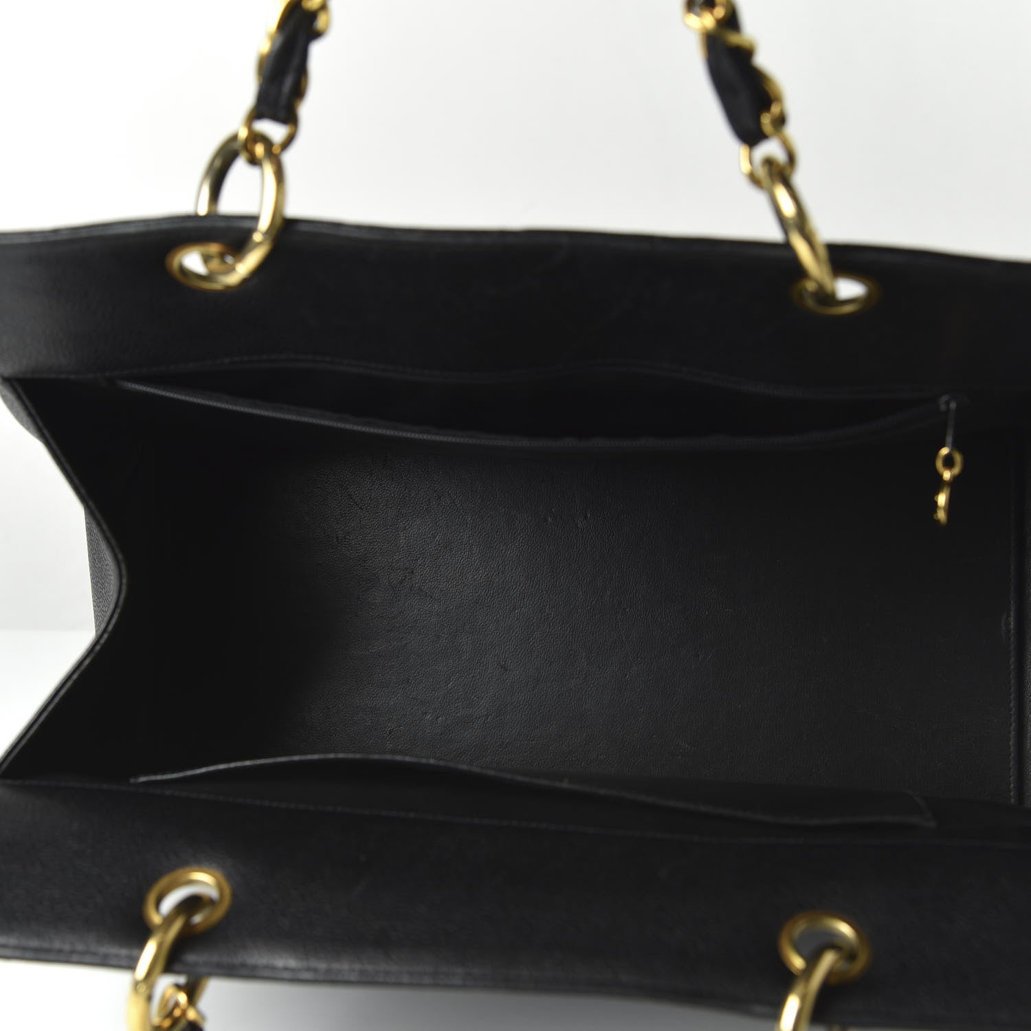 Chanel Caviar Quilted Grand Shopping Tote GST Black 5 of 10