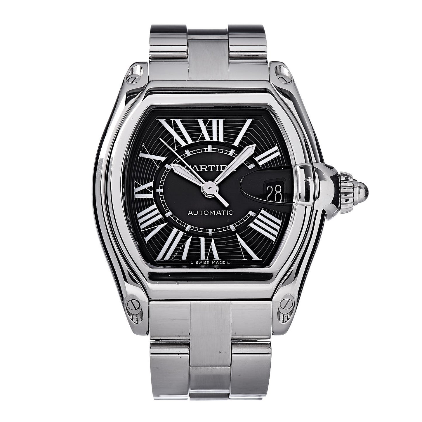Stainless Steel 37mm Roadster Automatic Watch Black