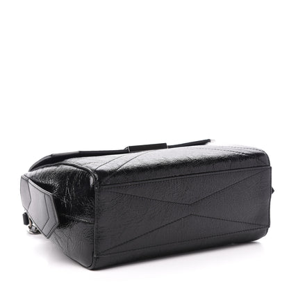 Givenchy Creased Patent Calfskin Small ID Flap Black 5 of 11