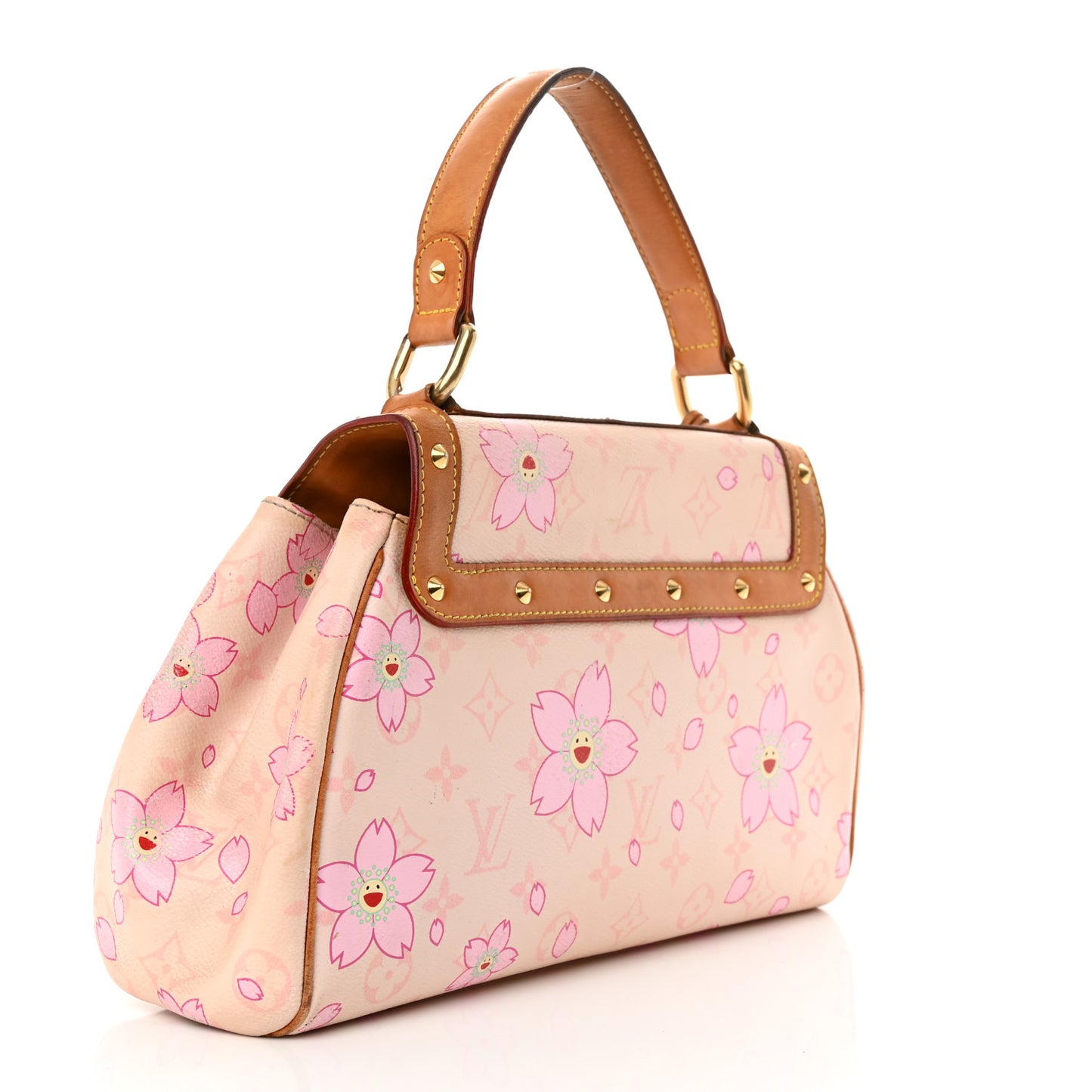 Monogram Cherry Blossom Sac Retro Pink