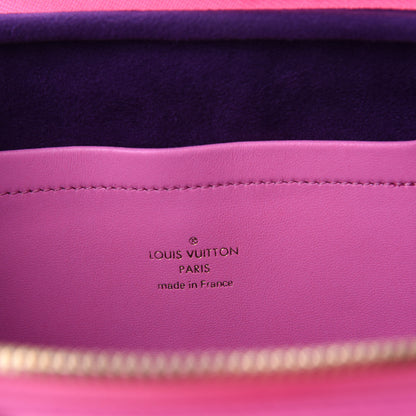 Louis Vuitton Calfskin Embossed Monogram Vuittamins Utility Crossbody Rose Violet 8 of 9