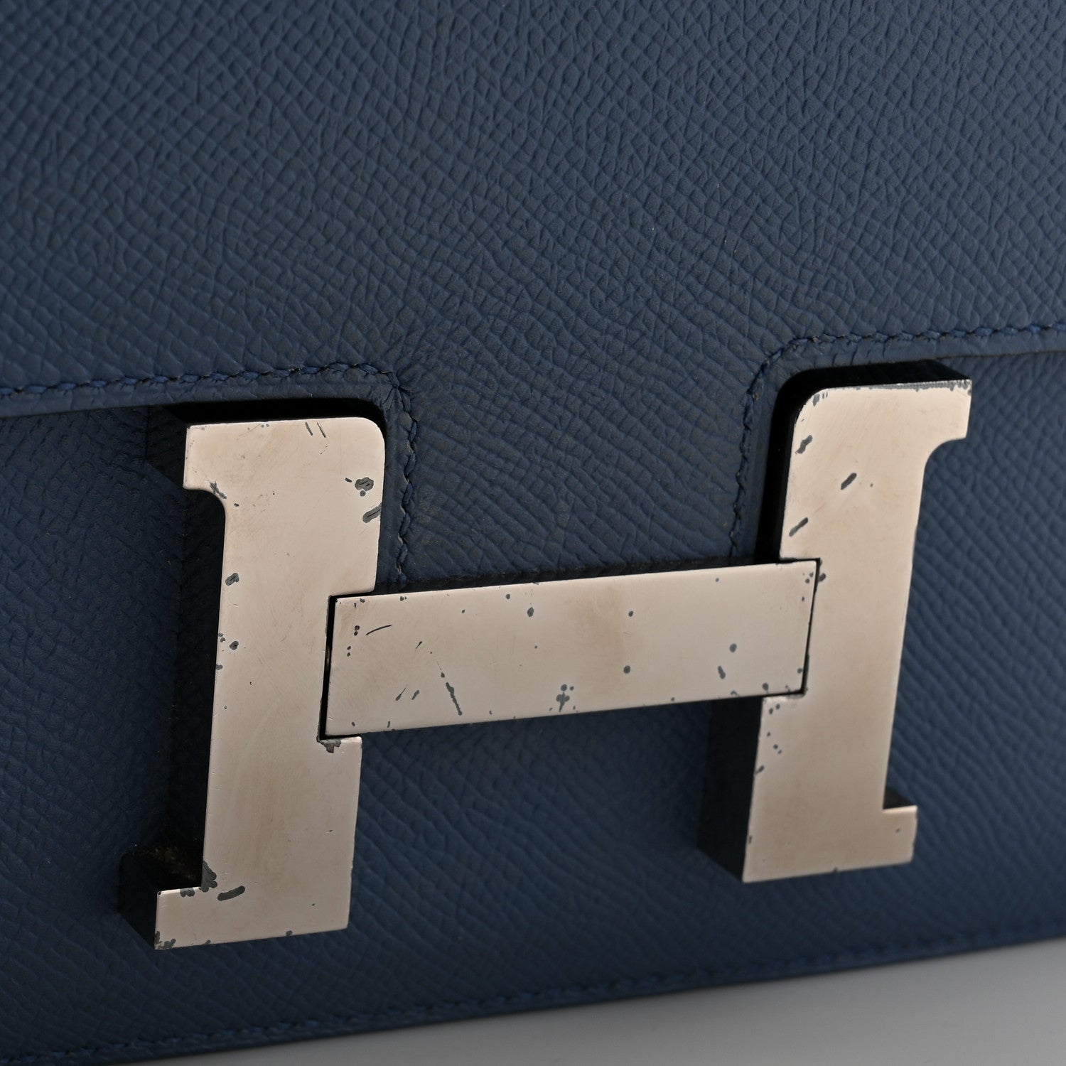 Hermes Epsom Constance Verso 24 Bleu Agate Gris Mouette 15 of 19