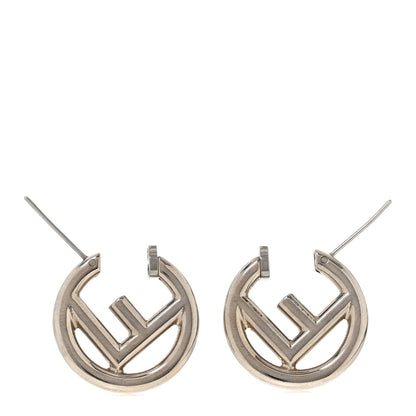 Fendi Metal F is Fendi Hoop Earrings Silver 3 of 5