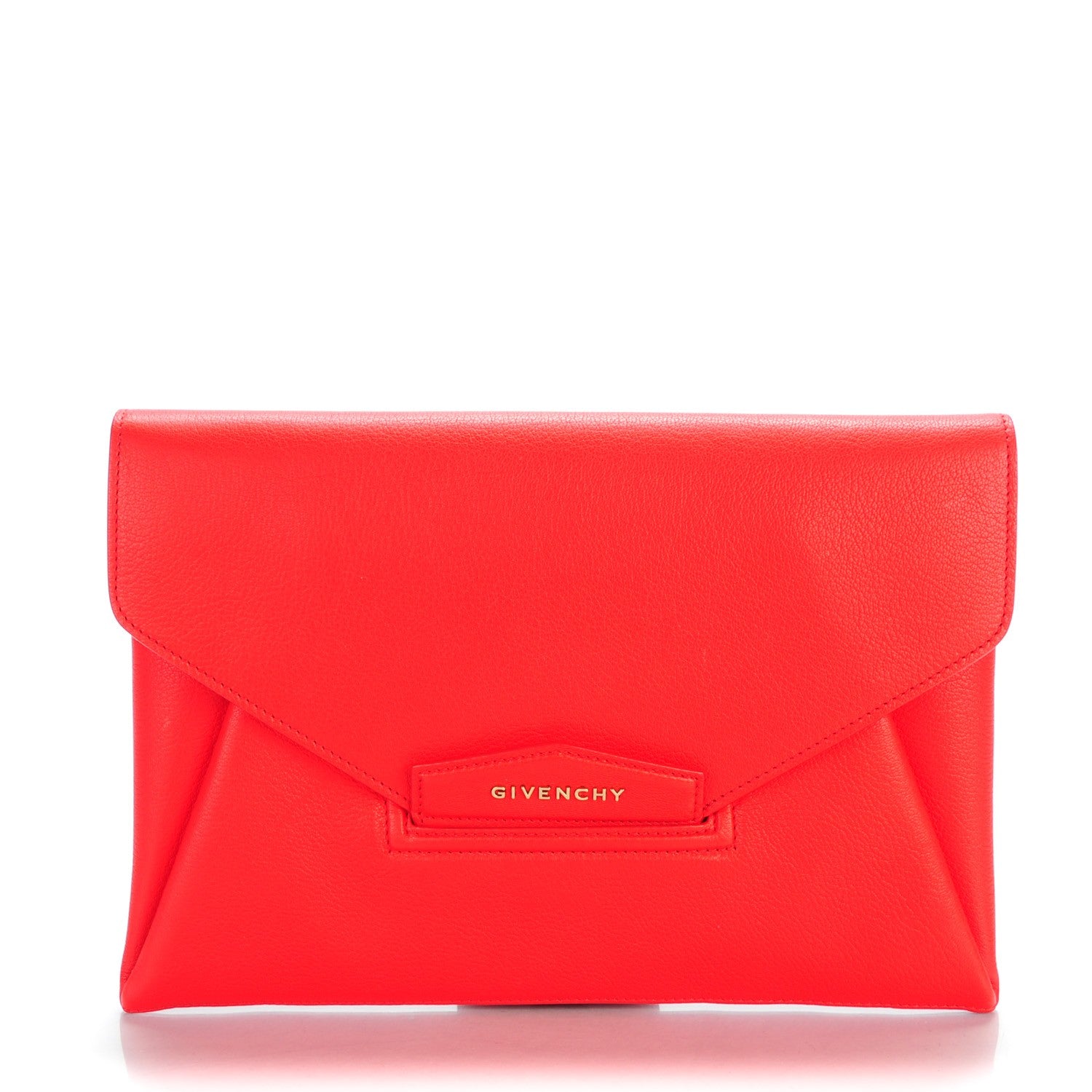 Givenchy Sugar Goatskin Medium Antigona Envelope Clutch Medium Red 1 of 7