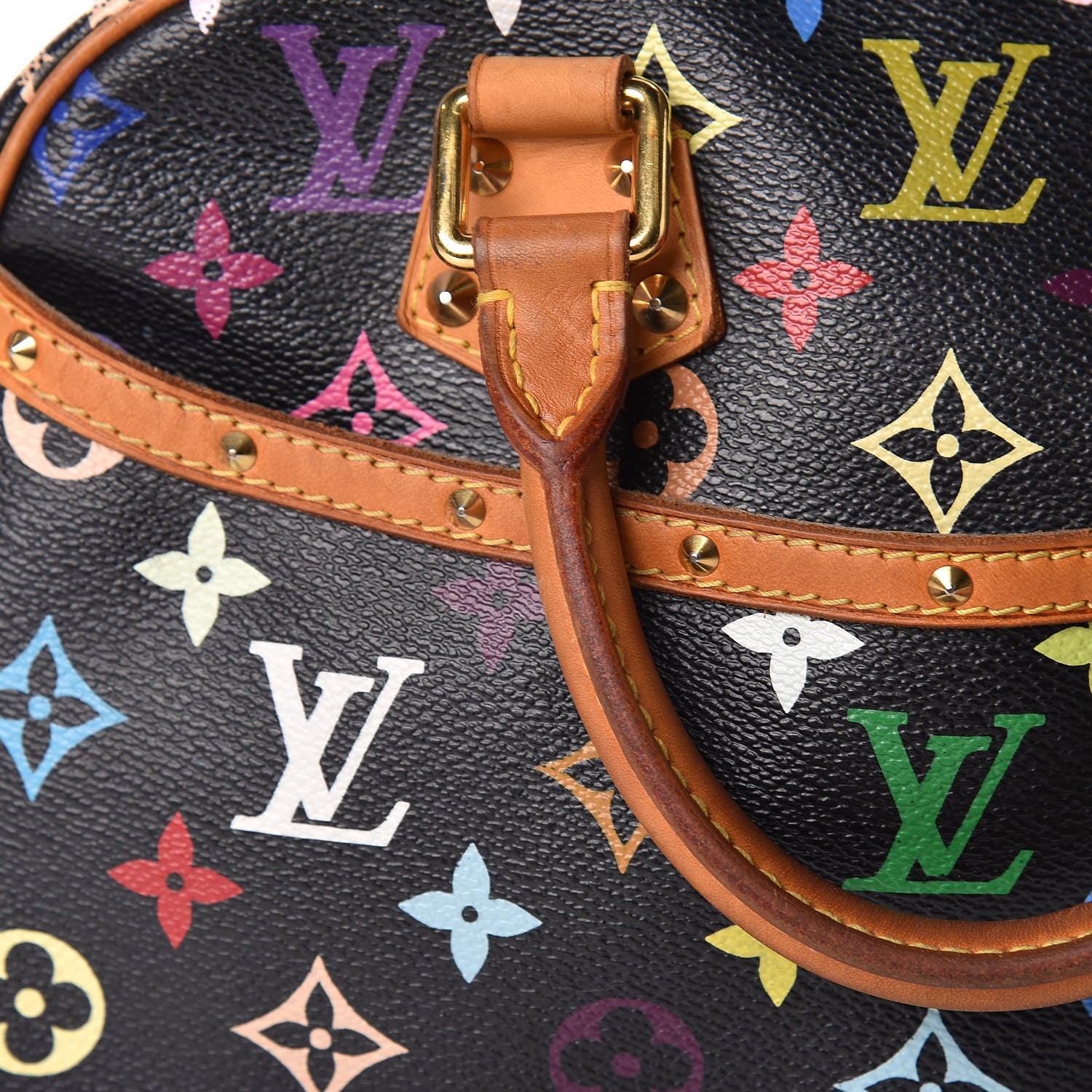 Louis Vuitton Monogram Multicolor Trouville Black 11 of 18