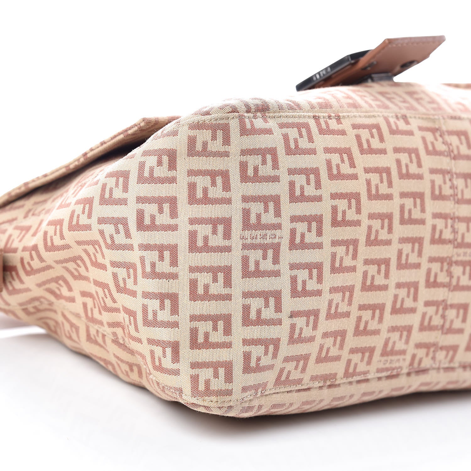 Fendi Zucchino Vitello Mama Baguette Beige Bruciato Bois de Rose 5 of 11