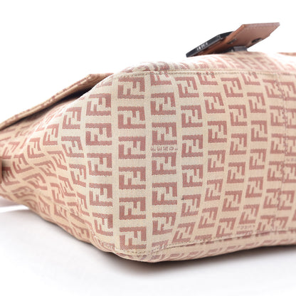 Fendi Zucchino Vitello Mama Baguette Beige Bruciato Bois de Rose 5 of 11