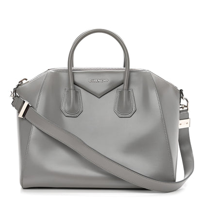 Givenchy Shiny Lord Calfskin Small Antigona Pearl Grey 1 of 10