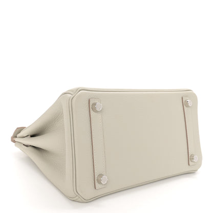 Hermes Togo Verso Birkin 25 Gris Perle 4 of 13