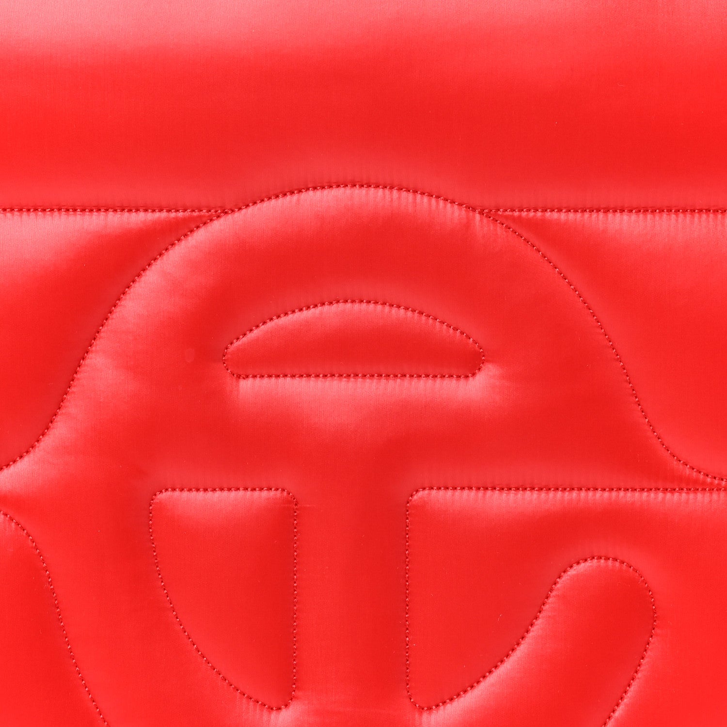 Telfar Nylon Medium Puff Shopping Bag Red 7 of 9